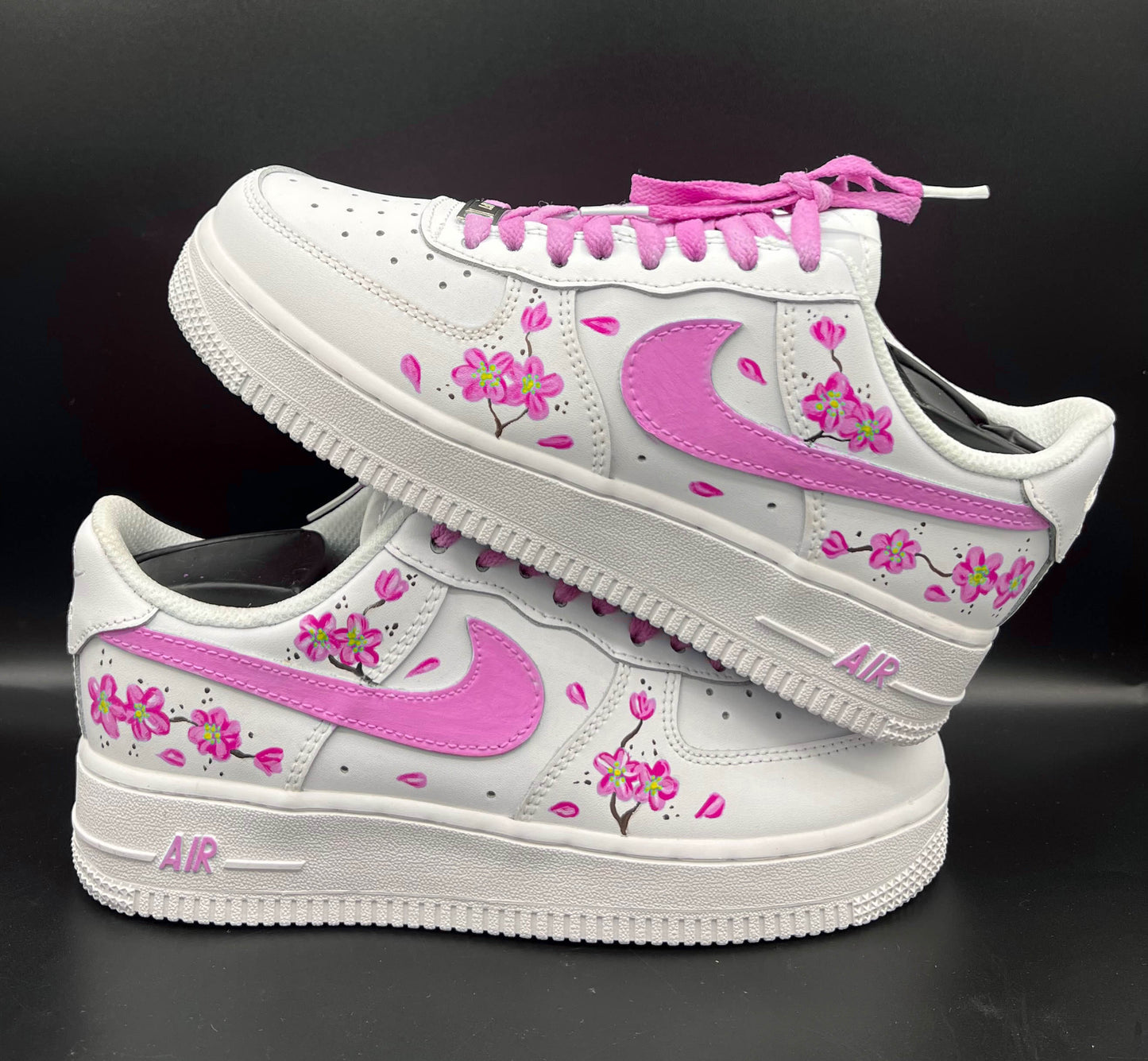 Air force 1 flowers pink