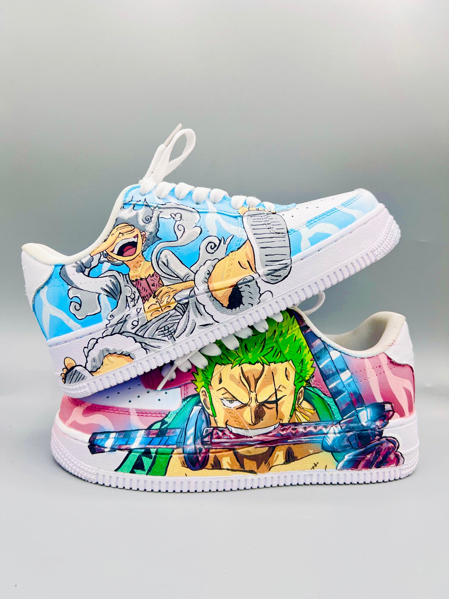 Air force 1 One piece zoro and luffy