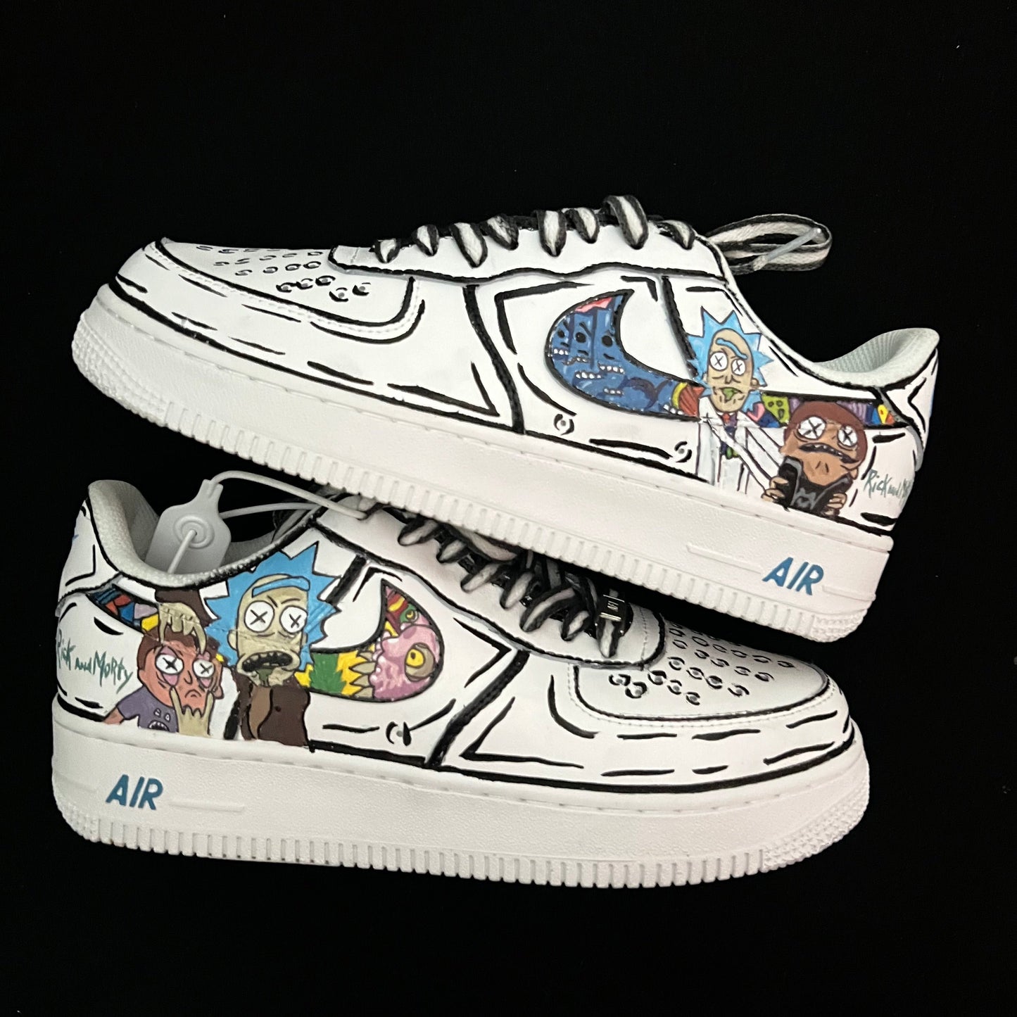 Air force 1 rick and morty